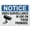 Warning Sign 1, variant on Metal Hanging Plate Horizontal PLEASE WIPE YOUR FEET, Waterproof, Fade and Scratch Resistant, safety signs, equipment Warning signs, etc - NOTICE SIGN Style 20x30cm