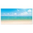 thumbnail image 2 of Wide View of Tropical Beach - Seashore Photo Canvas Print, 2 of 3