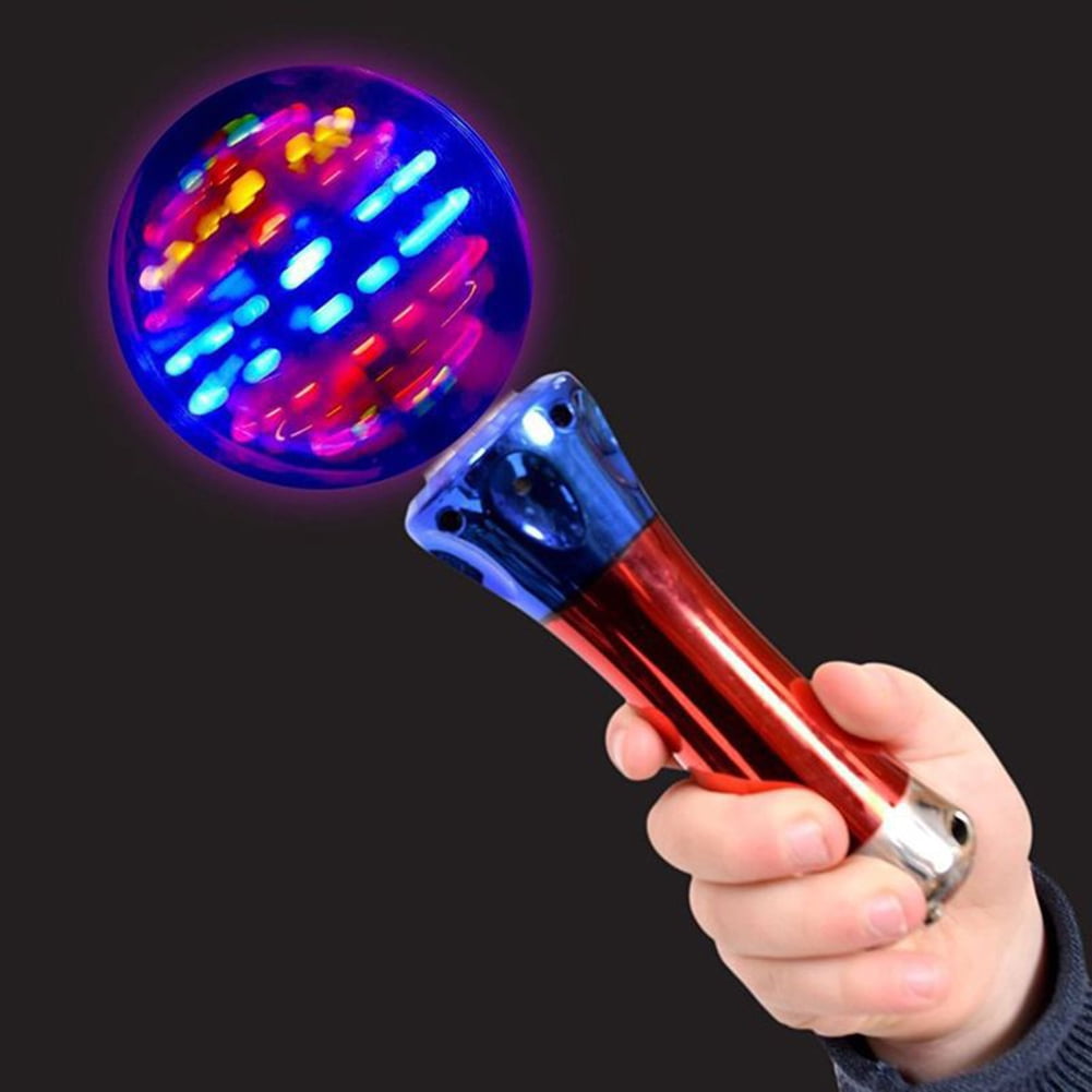 YFMHA 1Pcs 7.87 Inch Light Up Magic Ball Toy Wands for Kids Thrilling