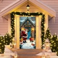 thumbnail image 3 of YZEGDCH Door Cover, Christmas Fabric Front Door Banner, Outdoor Home Indoor School Winter New Year Decor, Gifts Under 10 Dollars!, 3 of 6