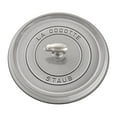 thumbnail image 5 of Staub Cast Iron 6-qt Cochon Shallow Wide Round Cocotte - Graphite Grey, 5 of 9
