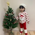 thumbnail image 5 of Camiseta navideña de Papá Noel para niños, ropa bonita para bebés, sudaderas para niñas, camisetas, prendas de vestir exteriores para niños, disfraces, 5 of 5