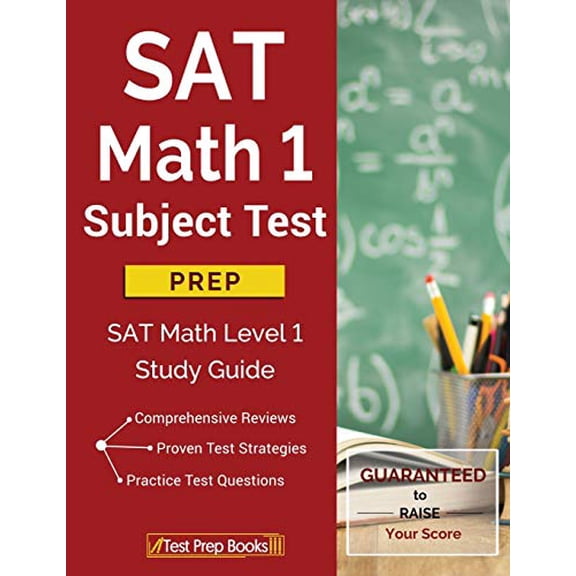 Pre-Owned SAT Math 1 Subject Test Prep: SAT Math Level 1 Study Guide (Paperback) 1628454717 9781628454710