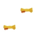 thumbnail image 4 of Yuarrent Cuerda de viento para tienda de 4 piezas, ajustable, luminosa, portátil, para exteriores, senderismo, Camping, Picnic, dosel, lona, Amarillo 2piezas Yuarrent CBP444627, 4 of 5