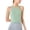 Green, variant on Women's Crop Workout Tops Athletic Sleeveless Slim Fit Yoga Tees Running Gym Shirts for Women