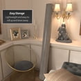 thumbnail image 5 of 6 ft. Tall Bamboo Wave Screen - Grey Room Divider, Freestanding, 5 of 8