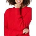 thumbnail image 4 of Joules Women's Casual Crew Neck Wool Sweater, Red (US 12/Large), 4 of 5