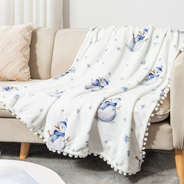 Qiopertar Flash Deals of the Day Christmas Throw Blankets Soft Fuzzy Warm Fuzzy Throw Blankets Couch Fleece Throw Blankets Bed Cozy Machine Washable Plush Thick Comfy Checkered Furry Sofa Walmart