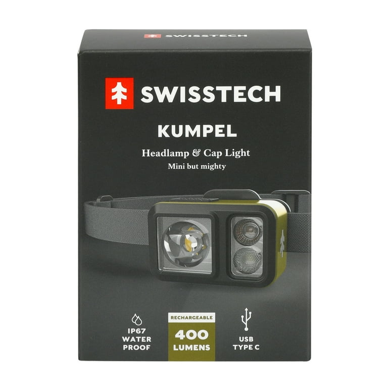 Swiss Tech 400LM Kumpel Headlamp, Green - Walmart.com Swiss Tech 400LM Kumpel Headlamp, Green - Walmart.com