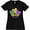AB-Black, variant on Inktastic Mardi Gras with Hearts and Patterns Women's Plus Size V-Neck T-Shirt