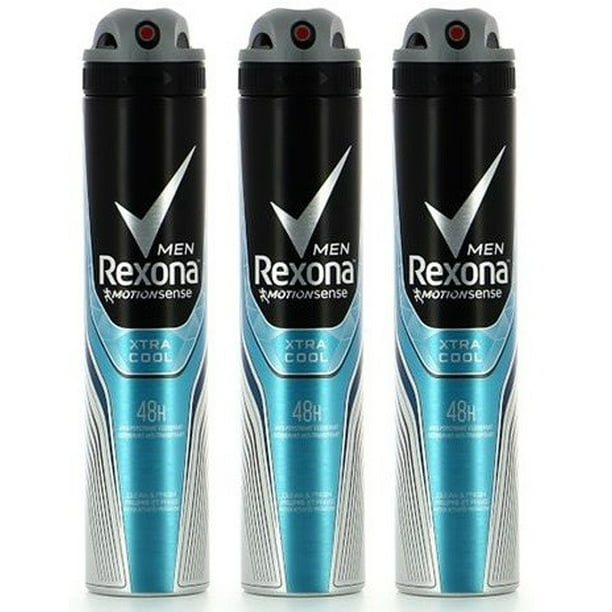 Vervolg Perioperatieve periode Is aan het huilen Rexona Men Xtra Cool Deodorant Spray 200 ML (3 Pack) - Walmart.com