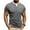 #Gray, variant on DPTALR Men's Fashion Pullover Solid Color Round Neck Short Sleeve with Pocket Casual Style,Army Green,XXL