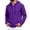 19# Purple, variant on Zip Up Hoodie Men Long Sleeve Lightweight Solid Color Plain Hooded Sweatshirts Casual Fall Spring Track Jackets