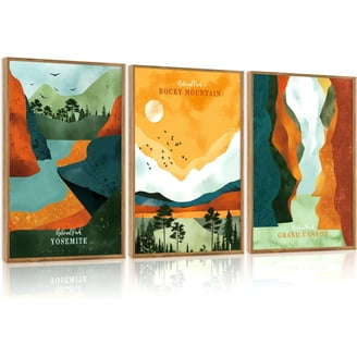 COMIO Vintage Sunflower Wall Art Decor Sunflowers Canvas Pictures