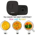 thumbnail image 4 of EVLA'S Baby Food Maker with 2 Steaming Cups, Steamer, Blender, Baby Food Processor, Touch Screen, with 6 Reusable Food Pouches, Dark Grey, 4 of 4