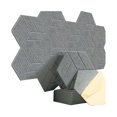 thumbnail image 1 of Soundproof Wall Stickers Hexagon Acoustic Panels Self Polyester Fiber Noise Reduction For Home, 1 of 5
