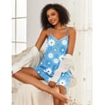thumbnail image 4 of Ekouaer Cotton Sleep Shirts for Women Sleeveless Night Shirts for Sleeping Tank Nightgown Soft Nightdress, 4 of 6