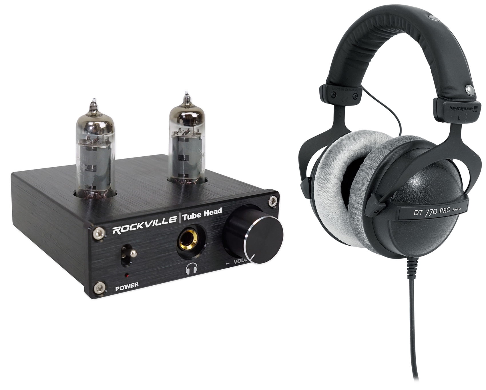 Beyerdynamic DT 770 Pro 80 ohm Closed Back Studio Headphones Headphone Amplifier