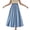 Light Blue, variant on Vedolay Midi Skirt for Womens Summer Casual Flowy Ruffled Hemline Long Skirt,Black One Size