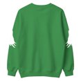 thumbnail image 5 of Girls Halloween Print Crewneck Sweatshirt Long Sleeve Fleece Pullover For Kids, 5 of 5