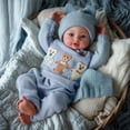 thumbnail image 1 of Muñeca Reborn BABESIDE Ailsa Boy de 43 cm con cuerpo de tela, 1 of 7