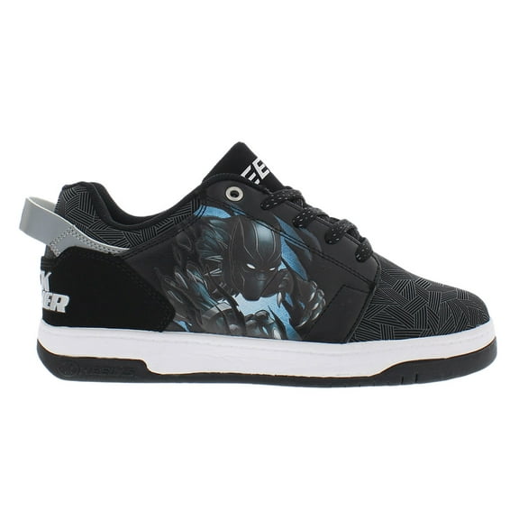 Heelys Voyager Avengers Boys Shoes Size 6, Color: Black/Silver