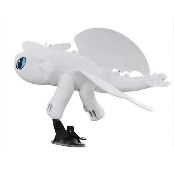 How to Train Your Dragon Toothless Little Flying Dragon Doll Trim for Car Motorcycle Helmet Suction Cup Bracket 27CM B-week