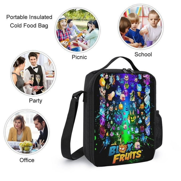 Blox Fruits Backpacks 3pcs Set Travel Hiking Camping Casual