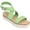 Green, variant on Journee Collection Womens Havalee Tru Comfort Foam Buckle Platform Sandals