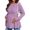 Light Purple, variant on Ekouaer Womens Maternity Tops Long Sleeve Pregnancy Tunic Blouses Crew Neck Ribbed Shirts Pregnant Clothes