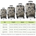 thumbnail image 3 of Luggage Cover Washable Travel Suitcase Protector Spandex Luggage Cover Fit 25-28 Inch Luggage - - Here we go Travel, 3 of 6