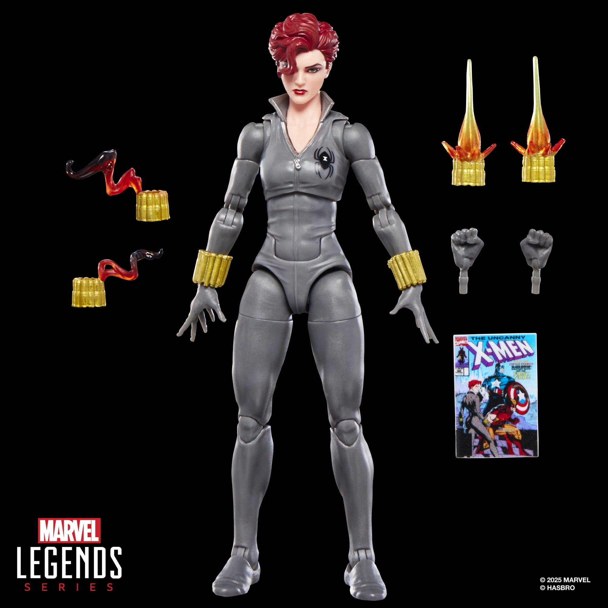 Marvel Legends Series Black Widow, X-Men and Avengers Comics-Inspired Action Figure
