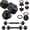 44LB Total (22LB Each), variant on Adjustable Dumbbell Set 20-90 lbs - 5-in-1 Free Weights with Upgraded Nut, Can Be Used as Kettlebell, Barbell, Push-Up Stand, for Home Gym Fitness