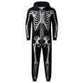 thumbnail image 2 of Skeleton Onesie Adult, Halloween Costumes for Couples, Halloween Costumes, Adult Men & Women Skeleton Halloween Costume Unisex Skeleton Jumpsuit Pajamas Onesie Cozy One Piece Cosplay Party 2026, 2 of 5