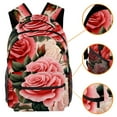 thumbnail image 3 of Lightweight Backpack Roses School Bag Travel Laptop Daypack for Men Women Casual Rucksack, 3 of 6