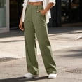 thumbnail image 4 of SETOOFF Women High Waist Pleated Wide Leg Dress Pants Loose Palazzo Trousers with Side Pockets Business Work Office Casual Travel Interview Daily Bottoms, 4 of 9