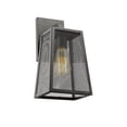 thumbnail image 3 of Lighting EMERSON Industrial 1 Light Textured Black Outdoor Wall Sconce 12" Tall, 3 of 5