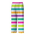 thumbnail image 3 of WILLBEST Pantalones Casuales Para Mujer, de Color Liso, Con Bolsillos, Rectos, Sueltos, Elásticos, Para Yoga, Para Uso Diario y Actividad Física, Con Un Elegante Diseño de Contraste de Colores., 3 of 4