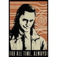 thumbnail image 2 of Boy's Marvel Loki For All Time Always Drawing  Graphic Tee Black X Large, 2 of 5