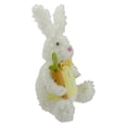 thumbnail image 3 of Northlight Plush Easter Bunny Rabbit with Carrot Spring Decoration - 14", 3 of 5