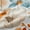 Cyan White Orange, variant on jejeloiu Autumn Harvest Pumpkin Blackout Curtains,Hello Fall Curtains Pack of 2 (38x45 Each),Rustic Pine Cone Window Curtains For Men Women,Microfiber Bedroom Decor