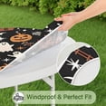 thumbnail image 5 of Autumn Halloween Scene Pattern Round Fitted Tablecloth with Elastic Edge,Dining Table Cover Waterproof,Outdoor Round Tablecloth for Camping,Dining,Indoor and Outdoor, 5 of 7