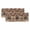 Khaki, variant on 2 Panels Burnt Orange Texas Star Valance for Windows, Retro Country Star Farmhouse Wooden Light Filtering Kitchen Curtains, Rod Pocket Window Treatment Curtain Valances for Living Room, 42"x12"