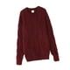 thumbnail image 2 of Suéter de mujer festivo de cuello redondo, jersey de invierno para fiestas, sudaderas gruesas lisas Rojo, 2 of 9