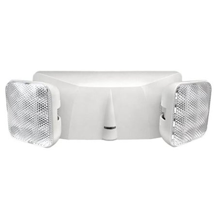 Nicor Lighting EML1-10-UNV-WH-R 188 Lumens LED Emergency Light with Remote - White
