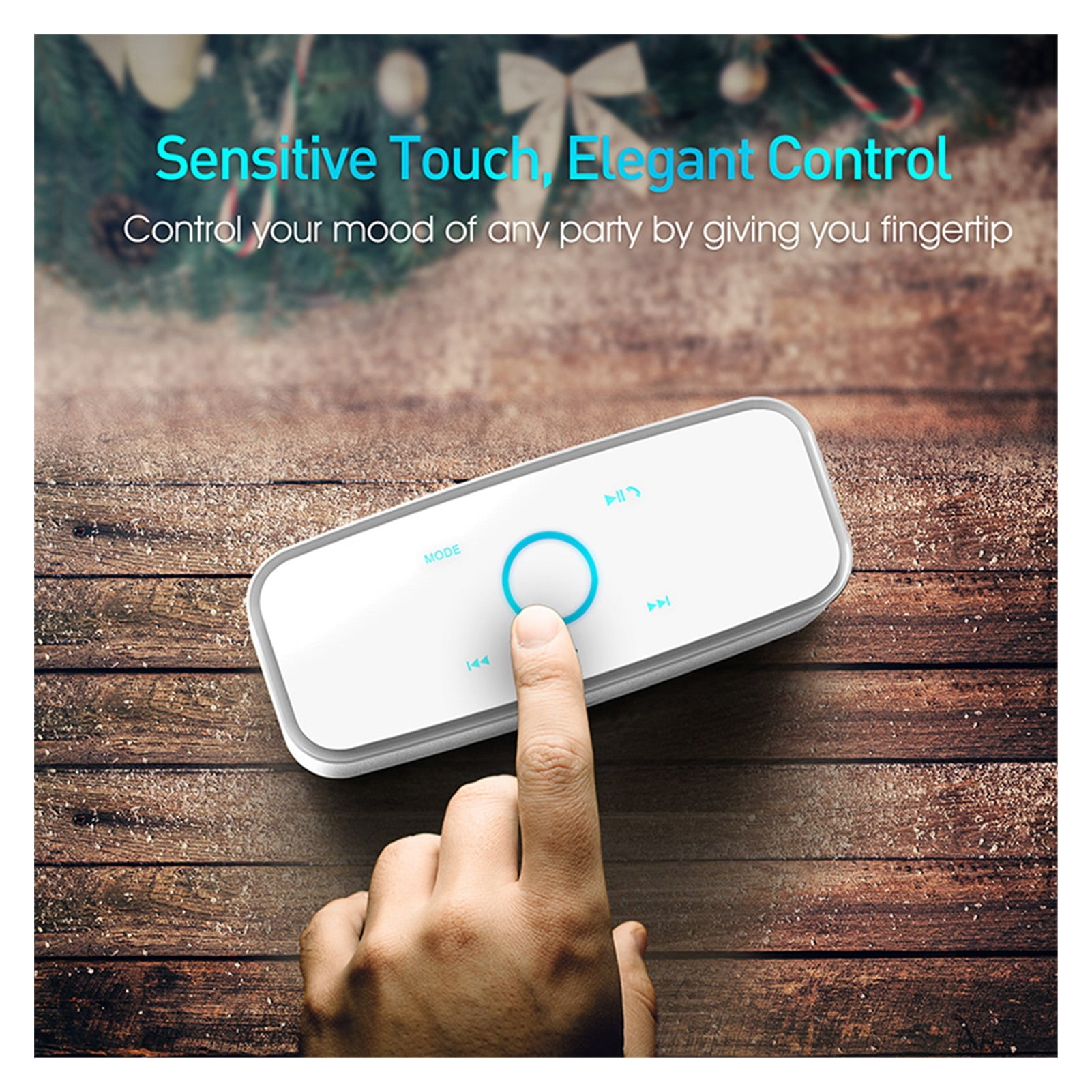 POrtable Wireless Bluetooth Speaker SoundBox Touch Control Stereo Sound Box Bass Subwoofer Loudspeaker For Computer