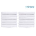thumbnail image 1 of JML Soft Face Towel Set 12 Pack Face Cloths Makeup Remover Cloth, White, 1 of 5