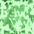 thumbnail image 1 of Ahgly Company Indoor Square Abstract Emerald Green Modern Area Rugs, 3' Square, 1 of 4