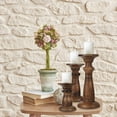 thumbnail image 3 of Hand Crafted Wooden Pillar Candle Holders Set of 3,Ideal for LED and Pillar Candles,Gifts for Wedding,Christmas,Party,Home,Spa,Reiki,Aromatherapy,Votive Candle Gardens - 10,8,6 Inch - Burnt, 3 of 8