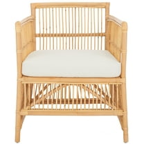 Safavieh Alvis Accent Chairs with Cushion, Natural